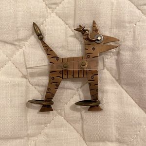 Thomas Mann Bronze Cat Pin
